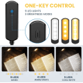 Miniatyrbilde 2 av 5: Leselys, 9 LED Leselys Klipslampe USB Oppladbar,