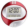 Miniatyrbild 1 av 5: Temperaturdisplay Digital Väggmonterad Elektronisk Klocka Lcd Kalender Röd