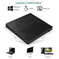 Miniatyrbild 4 av 5: Extern USB 3.0/Type-C CD/DVD-enhet