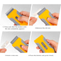Miniatyrbilde 3 av 5: Razor Skrape Sett, 1 Inntrekkbar Razor Skrape med 10 Plastblad