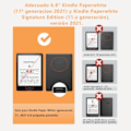 Miniatyrbilde 2 av 5: Kompatibelt deksel for Kindle Paperwhite (11. generasjon - 2021), med automatisk søvn/våkne-funksjon, for Kindle Paperwhite