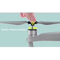 Miniatyrbild 5 av 5: (2 Par Orange) Kompatibel 7238F Lågbruspropeller för DJI Mavic Air 2/ Mavic Air 2S Drönarpropellrar Snabbkoppling Pr