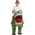 Pikkukuva 5 / 5: Ilmapuku Dinosaurus Ratsastus T Rex Ilmapallo Puhallettava Hauska Juhla