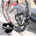 Miniatyrbillede 3 af 5: Vej/MTB cykelpedaler i aluminium med aftagelige anti-slip studs