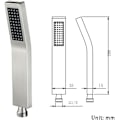 Miniatyrbillede 4 af 5: Håndholdt Bruseshowerhoved i Messing, Antikalk Vand