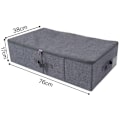 Miniatyrbillede 1 af 5: Grå Underbeds Opbevaringskasser, Foldbar Underbeds Opbevaringspose