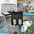 Miniatyrbillede 4 af 4: Blackhay Pose Kanin Hø Foder Kanin Fodring Pose Høposer Til Kæledyr Marsvin Marsvin Kanin Marsvin Hamstere Små Dyr