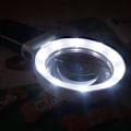 Miniatyrbild 2 av 5: LED-belyst skrivbordslupp med fällbart stativ - Stor 3X belyst