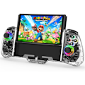 Miniatyrbilde 4 av 5: Switch-kontrollere for Nintendo Switch/OLED, RREAKA Oppgradert Full-Size Ergonomisk Håndholdt Modus Nintendo Switch OLED