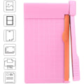 Miniatyrbilde 2 av 5: 1 stykke (Rosa) Papirtrimmer A5 Guillotin Papirkutter Klipp