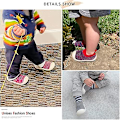 Miniatyrbild 5 av 5: Baby First-Walking Shoes 1-4 år Barn Skor Tränare Småbarn Spädbarn Pojkar Flickor Mjuk Sula Non Slip Canvas Andas Slip-on Sneakers