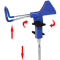 Miniatyrbilde 4 av 5: 2 stk. Fiske Stang Holder for Fiske, Rustfritt Stål 360°