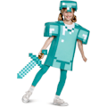 Miniatyrbild 3 av 5: Minecraft Svärddräkttillbehör, Diamantsvärd från Minecraft, One Size