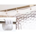 Miniatyrbild 2 av 4: Duschdraperi Set (Smaragd, 180 x 180 cm) Vattentät Polyester