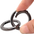 Miniatyrbilde 3 av 5: 24 stk Runde Spenne Små Spenne, Sink Legering Runde Spenne, Runde