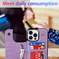 Miniatyrbillede 5 af 5: 1 stk Kompatibel med iPhone 13 Pro Max Wallet Case med Kort