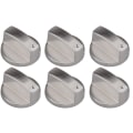 Miniatyrbillede 1 af 5: 6 stk (0 grader, 8 mm) Gasknapper, Universal Zink Rotationskontaktstyring
