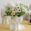 Miniatyrbillede 4 af 5: 1 Stk Menneskelig Keramisk Vase Kropsform Kunstvase Skandinavisk Hjem
