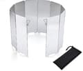 10-panel vindskydd i aluminium