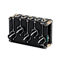 Miniatyrbillede 3 af 5: 1-i-4-ud Passiv Mixer Modul Mini Stereo 4-kanals Passiv Mixer Lyd Mixer 1 Lyd Indgang Til 4 O 4-i-1-ud