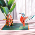 Pikkukuva 4 / 5: 3D Kolibri Pop-Up Syntymäpäiväkortti, 3D Kolibri Eläin