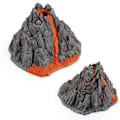 Miniatyrbillede 2 af 4: 1 stk Dinosaur verden model spray skelet spray vulkanudbrud