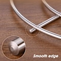 Miniatyrbillede 4 af 5: Sæt af 3, Rustfrit Stål Trivet Stativ, 3 Størrelser Hårdt Pressionskoger Dampstativ - 1,2 Tommer, 2 Tommer, 2,6 Tommer