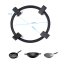 Miniatyrbilde 2 av 5: 1 stk Wok Pan Holder Stativ for Gasskomfyrbrennerplater Hjem
