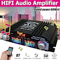 Miniatyrbillede 3 af 5: Bt-998 Hifi Digital Audioforstærker LCD-display Classd Power Ampl