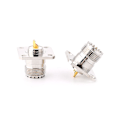 Miniatyrbilde 2 av 5: 5 stk Uhf So239 hunn flens panel chassis dekkmontering adapterkontakt rett