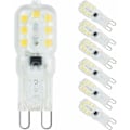 Pikkukuva 1 / 4: 10 kpl G9 3W LED-lamppua - Vastaavat 33W halogeenilamppuja, 6000