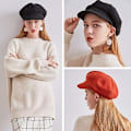 Miniatyrbillede 4 af 5: Linned beret til kvinder, medium størrelse