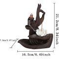 Miniatyrbillede 2 af 5: Zen Lotus Tilbageflydende Røgelsebrænder med 1 stk. Tilbageflydende Røgelse