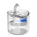 Miniatyrbillede 5 af 5: 1,8L Automatisk Kattefontæne Cirkulerer og Filtrerer Transparent Vandpumpe til Kæledyrsfontæne, Stille Vandforsyning til Katte og Hunde