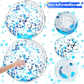 Miniatyrbillede 2 af 4: 1 stk PVC Transparent Oppustelig Strandbold Springende Glitter