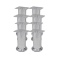 Pikkukuva 1 / 5: Pyöreät sohvanjalat 8 kpl Kromi 120 mm