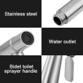 Miniatyrbillede 2 af 5: Sæt med 2 Håndholdte Bidet-Sprøjtehoveder i Rustfrit Stål til