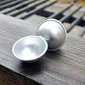 Miniatyrbillede 4 af 5: 2 stk. Halvcirkelforme til tærte i aluminium, anode, til budding