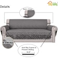 Miniatyrbilde 3 av 5: Easy-Going Sofa Cover (Oversized Loveseat, Grå/Lysegrå)