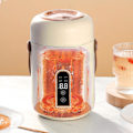Miniatyrbilde 4 av 5: Effektiv Oppvarming Mini Ris Cooker, Isolerte Bærbar Multifunksjonell Suppe Grøt Stewpot med Smart Reservasjon F