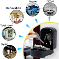 Miniatyrbild 5 av 5: 8 st Mini Swivel Rostfritt Stål Hjul Självhäftande, 360 Grader Rotation