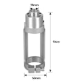 Miniatyrbillede 2 af 4: Kvadratisk Hul Adapter Til Bor Til Aluminium