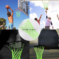 Miniatyrbilde 4 av 5: Basketballnett Nattlys Utendørs Bærbar Solenergi Sport Nylon 12