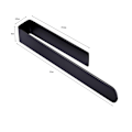 Miniatyrbillede 1 af 5: Sort hamburger serviet holder uden boring, 37 cm lang uld serviet