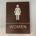 Pikkukuva 4 / 5: Irrotettava WC-kyltti Tarra 20*15cm Tekokahvi WC-ovi