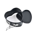 Miniatyrbillede 2 af 5: Sort hjerteformet kageform på 4 tommer, non-stick mini springform