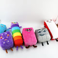 Miniatyrbilde 4 av 5: 10 stk/sett Numberblocks plysjleker pedagogiske utstoppede tallblokker leker tegneseriefigur utstoppede plysj barn gave fire 18cm
