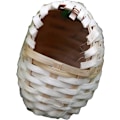 Miniatyrbild 3 av 5: Lanrui 2 stycken äggformade äggbon, bambu fågelbon