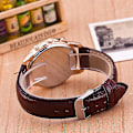 Miniatyrbillede 5 af 5: Luksus Brand Læder Quartz Ur Dame Herre Mode Armbånd
