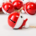 Miniatyrbilde 4 av 5: 12 Store Jingle Bells Metall Jingle Bells Dekorasjon for
